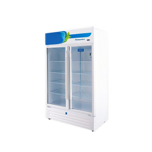 Tủ lạnh cửa kính đôi Thương mại từ Trung Quốc trưng bày tủ đông nhiệt độ đơn cho đồ uống lạnh và trưng bày bia - Product Image 4