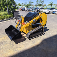 Minipala compatta con cingoli in gomma da 1120 kg, benna da 0,1 m³ per agricoltura e edilizia