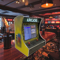 Console de jeu de table rétro nostalgique en plastique, machine d'arcade commerciale à pièces, tout-en-un, écran LCD, alimentation 110-240V
