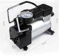 Pompe de gonflage montée sur voiture électrique double cylindre portable petite berline pneu, pompe de gonflage de pneu multifonctionnelle pour automobiles