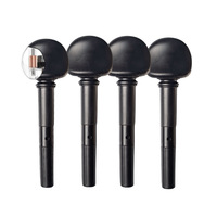 Professional Violin Mechanized Fine-Tuning Pegs ABS Metal Cello/Bass Tuning Peg Accessory Kit