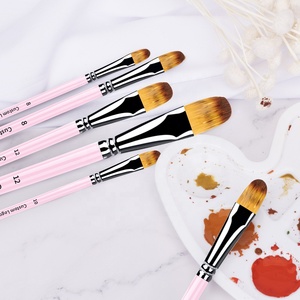 Pinceau de <span class=keywords><strong>peinture</strong></span> en Nylon, 3 couleurs rose, à manche Long, pour <span class=keywords><strong>peinture</strong></span>, gâteau, nouveau modèle, fabrication d'usine, échantillon gratuit - Product Image 6