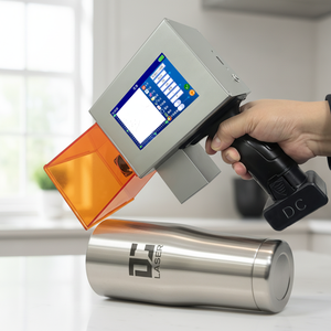 Imprimante laser numérique portable alimentée par batterie avec écran tactile de 5 pouces, laser semi-conducteur 10W, <span class=keywords><strong>pour</strong></span> carton, <span class=keywords><strong>plastique</strong></span>, métal - Product Image 6