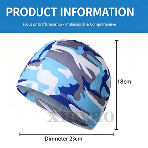 Individuelles Logo Schädelmütze Helmunterzieher Beanie Kühlende Sport-Rad- und Laufmütze Sonnenschutz Leicht Atmungsaktiv Passend für Helme - Product Image 2