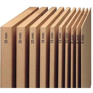 Excepcional Lámina de <span class=keywords><strong>MDF</strong></span> con Chapa de Madera Moderna, Ecológica e Impermeable, 18 mm, 4x8 pies, Superficie Lijada, Certificación E1, para Fabricación de Gabinetes - Product Image 2