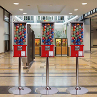 Capsule mécanique jouet bonbons Gumball distributeur automatique Arcade Gachapon Machine avec support