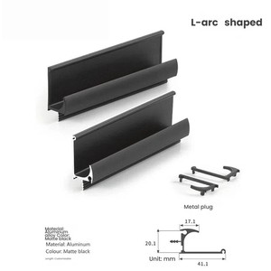 Modern Minimalist L-Shape Recessed Embedded Handle Hidden Concealed Pull for Kitchen Cabinet Drawer Custom Furniture Grip - Product Image 4