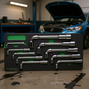 Juego de llaves hexagonales tipo L Pasano de 10 piezas, métricas de 2-13 mm, de acero al cromo vanadio, herramientas de llave de vaso para reparación de automóviles - Product Image 3