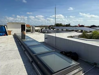 Pabrik JUNYAO Genteng Batu Sabak Basah Lumut Daun Gugur Berlapis Aluminium Kusam untuk Skylight Proyek Komersial Bersertifikasi NFRC CE AS2047