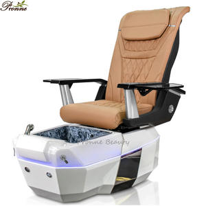 Silla eléctrica de masaje de pedicura, lavamanos cuadrados para salón de belleza y spa de uñas, precio con sistema de luz led - Product Image 6