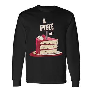 เสื้อยืดแขนยาวลาย A Piece Of Cake สำหรับคนรักสำนวนภาษาไทย - Product Image 1