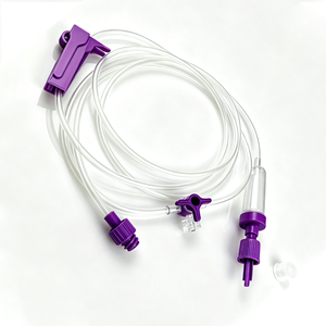 Kit de pointe de perfusion entérale jetable stérile compatible ENFit avec bouchon à vis, compatible entre marques, pour nutrition et perfusion, certifié CE - Product Image 1