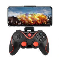 Manette de jeu sans fil GPD X3 pas chère pour PC/mobile avec design ergonomique, volant de jeu et moteur à vibration