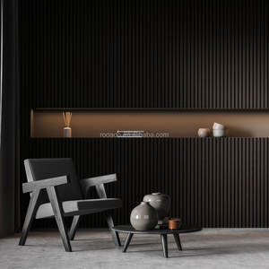 Panel de pared de listones MDF de madera natural, Panel Akoestisch europeo, tablero de pared Akustik Akuanel Holz Eiche para el hogar y la Oficina - Product Image 5