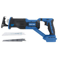 Scie sauteuse sans fil 20V au lithium-ion, outil électrique portable pour le bricolage, batterie pour métal, carrelage et bois, changement de lame rapide et facile