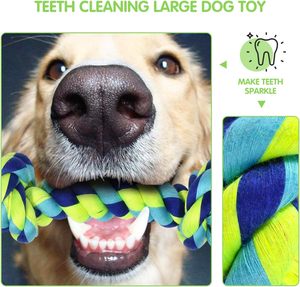 Ensemble de jouets à mâcher durables et personnalisés de luxe pour chiens, ensemble de jouets à nœuds sphériques interactifs pour chiens - Product Image 5