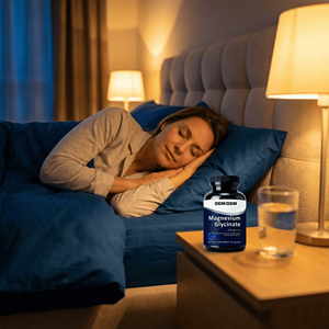 OEM/ODM Magnezyum Glisinat ve Sitrat Kompleksi 300mg Kapsüller Yetişkin Uyku Desteği İçin - 60 Kapsül/Şişe - Product Image 6