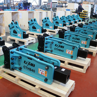 Marteau hydraulique Alibaba Peru Jack pour mini-excavatrice, matériel de construction