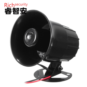 12V DC 6 Tông Âm Báo Động Lớn Còi Báo Động Còi Cao-pitched Abs Chất Liệu Sừng - Product Image 1