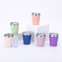 Mini tasse à lait en acier inoxydable pour le commerce extérieur, tasse isotherme pour la maison, tasse à café petite pour voiture