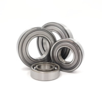 Roulements à billes à gorge profonde Connel P0 Precision C0 Clearance Série 6000 6003-2RS/ZZ, étanchéité, acier au carbone, simple rangée