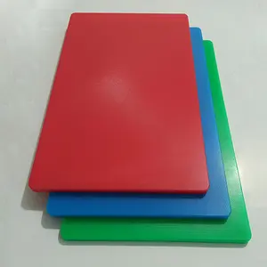 HDPE Ldpe Pe Color plástico redondo cuadrado bloque extremo grano tabla única tablas de cortar