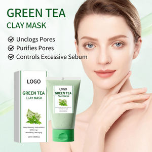 Masque moussant au thé vert biologique végétalien en gros avec des effets anti-acné, blanchissants et anti-rides - Product Image 3