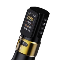 Petit stylo à tatouer en aluminium ELF PRO, rechargeable, charge sans fil, moteur sans balais, 12000 tr/min, multifonction, broderie