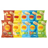 Legt Exotische 70G Aardappelchips Met Barbecue En Rivierkreeftsmaak 22 Pak Aangepaste Logo-Snacks Fruit-En Groentesnacks
