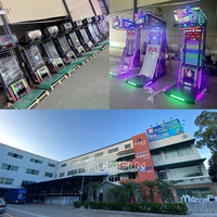 Machine de jeu d'arcade CE certifiée, à monnayeur, avec sac de frappe pour test de force de boxeur, pour bars, centres commerciaux, salles de jeux et lieux de divertissement