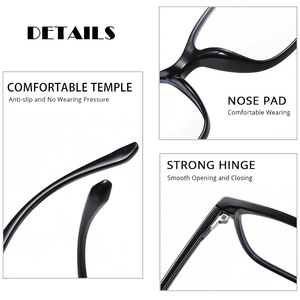 <span class=keywords><strong>Occhiali</strong></span> <span class=keywords><strong>da</strong></span> Computer Unisex Quadrati alla Moda con <span class=keywords><strong>Filtro</strong></span> Anti <span class=keywords><strong>Luce</strong></span> <span class=keywords><strong>Blu</strong></span> TR90 UV400 per Uomini e Donne - Product Image 6