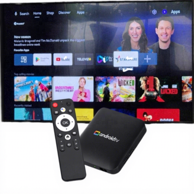 2026 Hot Selling H96 Max S905L3 Android 14 Quad Core 4K Smart TV Box 2GB RAM 16GB ROM Voice Remote Control 5G WiFi 100M Ethernet