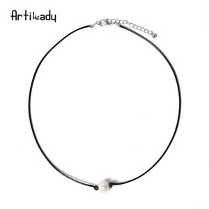 <span class=keywords><strong>Collana</strong></span> Girocollo di <span class=keywords><strong>Perle</strong></span> Autentiche Artilady, <span class=keywords><strong>Collana</strong></span> di <span class=keywords><strong>Perle</strong></span> d'Acqua Dolce Color Crema da 8 mm per Donne, Regalo per Damigelle - Product Image 6