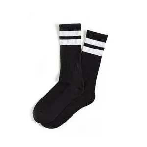 BQ-A 013 sıcak satış bayanlar siyah spor çorapları