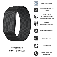 Bracelet Connecté H59 MAX Sans Écran avec GPS, Suivi d'Activité, Appel Bluetooth, Moniteur HRV, Rapport de Santé IA et Modes Sportifs