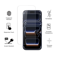 Lot de 3 Protections d'Écran Intégrales en Verre Trempé 2.5D Full HD pour iPhone 15 16 17 Pro Max