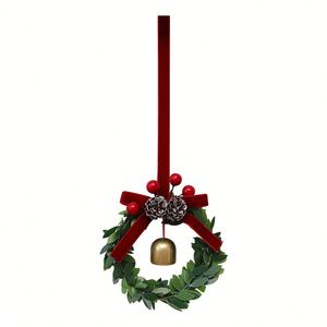 Handmade PVC <b>Christmas</b> Bell Wreath Ornament Festive Xmas <b>Tree</b> Hanging Decor Door <b>Wall</b> and Holiday Window Display - Product Image 2