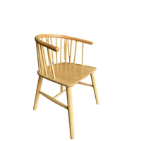 Fauteuil nordique Princess, chaise en bois massif, chaise de salle à manger moderne et minimaliste, chaise de loisirs de style chinois nouveau