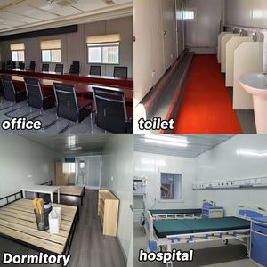 Casa Contenedor Modular Prefabricada Móvil de 2 a 3 Dormitorios, Apartamento Portátil, Dormitorio para Personal, Oficina para Sitio de Construcción - Product Image 4