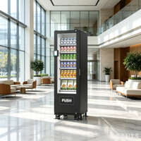 Máquina Expendedora Inteligente con Pantalla Táctil de 8 Pulgadas, 36 Canales Refrigerados, Gestión Basada en la Nube y Sistema de Pago sin Efectivo
