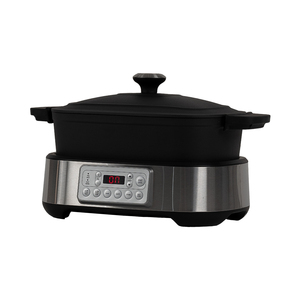Cuisinière électrique portable multifonction à prix avantageux, 5,5 L, 1250 W, avec pot en fonte - Product Image 4