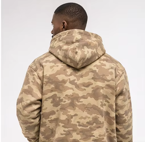 Sudadera con Capucha de Camuflaje con Logotipo Personalizado, Sudadera de Felpa de Algodón Grueso, Sudadera con Capucha para Hombre, Ropa Urbana - Product Image 6