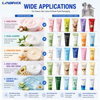 Machine de remplissage de tubes pour pommades cosmétiques, gels, lotions au chocolat, dentifrices, crèmes hydratantes pour le visage et les mains