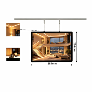 Boîte lumineuse publicitaire murale en acrylique sur mesure, format personnalisé, pour affiches immobilières, boîte lumineuse LED pour projets immobiliers et salles d'exposition - Product Image 1