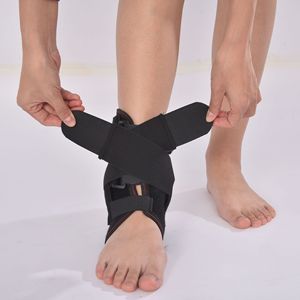 Tobillera, férula de sujeción reforzada para la articulación del tobillo, tobillera usable con placa de aluminio, correa de fijación para hueso del tobillo - Product Image 1
