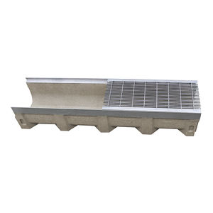 우수한 미끄럼 방지 성능 배수 시스템 폴리머 콘크리트 선형 배수 채널 스테인레스 스틸 격자 커버 - Product Image 4