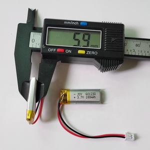 Перезаряжаемая <span class=keywords><strong>3</strong></span>,7 В 180 мАч 601230 литий-полимерная батарея с печатной платой и разъемом в наличии для электронных продуктов - Product Image 2