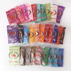 Perles de Verre en Gros d'Usine JC, Matériaux Faits à la Main DIY, Accessoires de Bijoux Colorés en Vrac 2mm 3mm 4mm 450g - Product Image 1