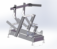 Simulador de Carreras Profesional de Última Generación, Configuración F-GT Elite, Estructura de Aleación de Aluminio, Cabina de Simulación Next Level Racing Anodizada