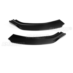Carbon Fiber Look /Black <b>Car</b> Front Bumper Splitter Lip <b>Diffuser</b> Spoiler Bumper Body Kit <b>for</b> Volkswagen VW Polo 2019 - Product Image 4